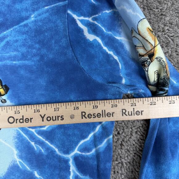 Dont Mess With Texas Shirt Womens Large Blue Cowgirl Martini Graphic Rhinestone - Picture 9 of 10